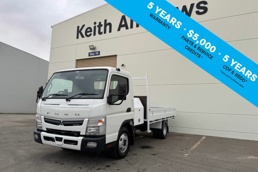 2024 FUSO Canter 616E Flat Deck with Toolbox